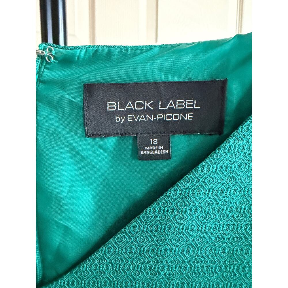 Evan Picone green sleeveless dress euc 18 - Picture 4 of 8